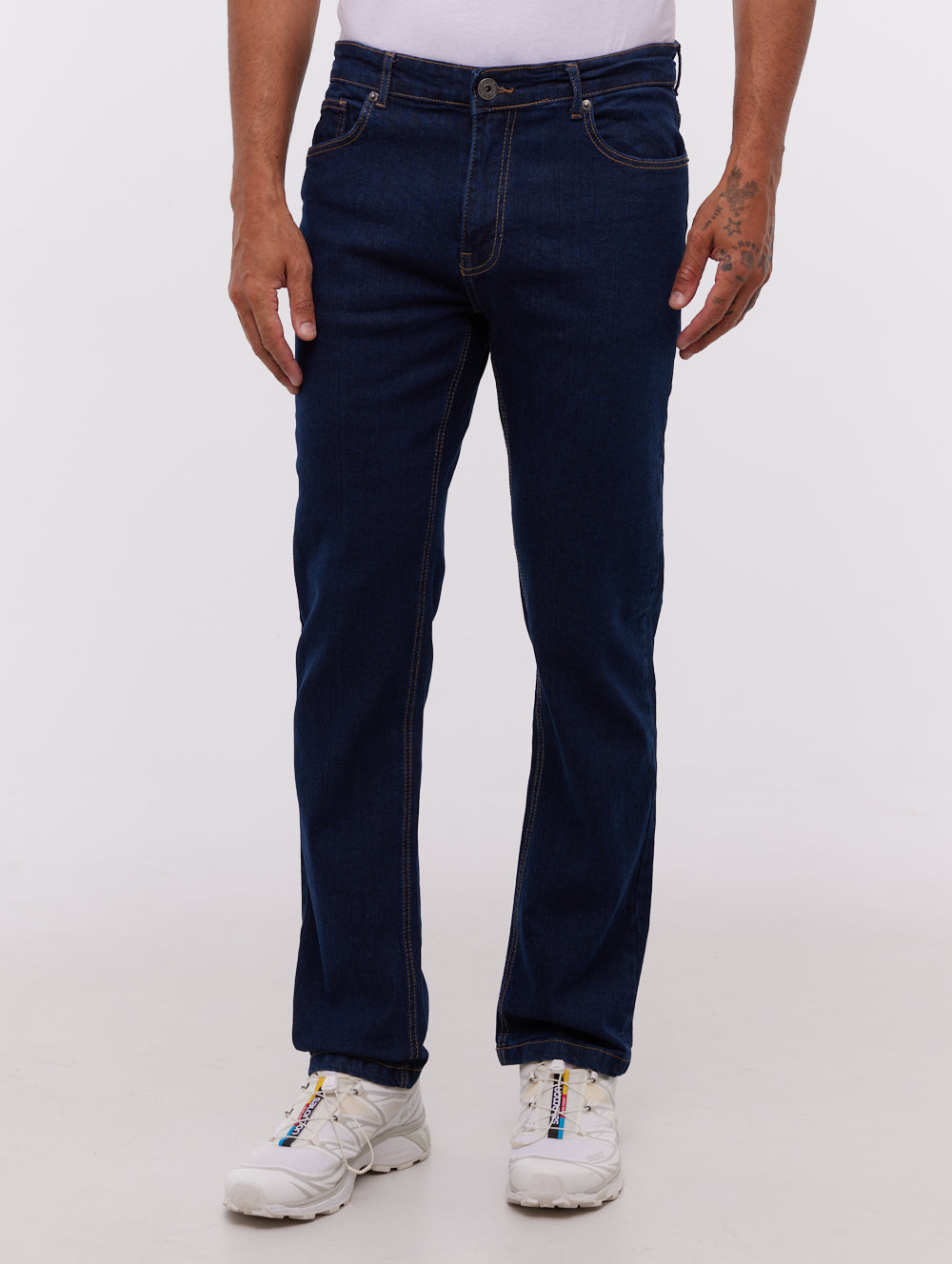 Stuart Straight Leg Jeans for Women - High Waist Slim Fit Denim Pants - Casual & Comfortable Everyday Wear for Office, Travel & Outings