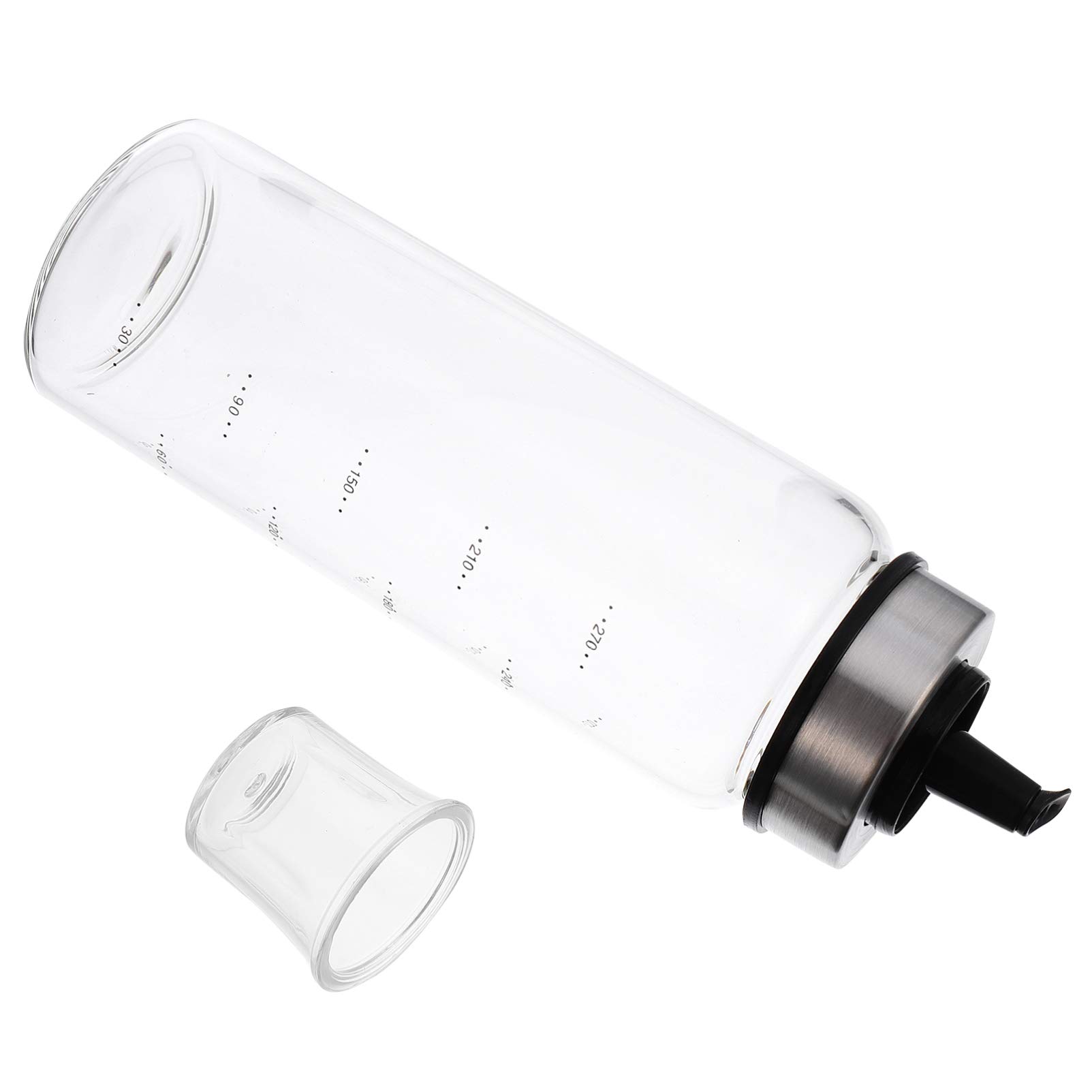 Premium Olive Oil Dispenser Bottle - Glass Chef Squeeze Bottle for Vinegar, Oil & Condiments | Kitchen Essential for Cooking, Salad Dressing & Baking (Set of 2)