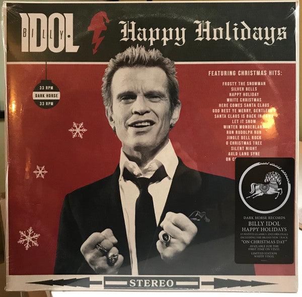 Billy Idol Happy Holidays Limited Edition White Vinyl Record - Perfect for Christmas Music Collections & Holiday Party Soundtracks