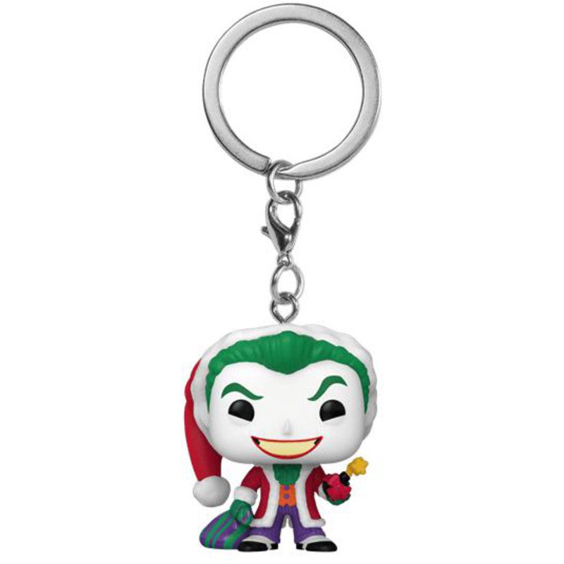 DC Universe Pocket Pop! Keychain - Holiday Joker Special Edition Collectible - Perfect for Christmas Gifts, Stocking Stuffers & Keychain Accessories