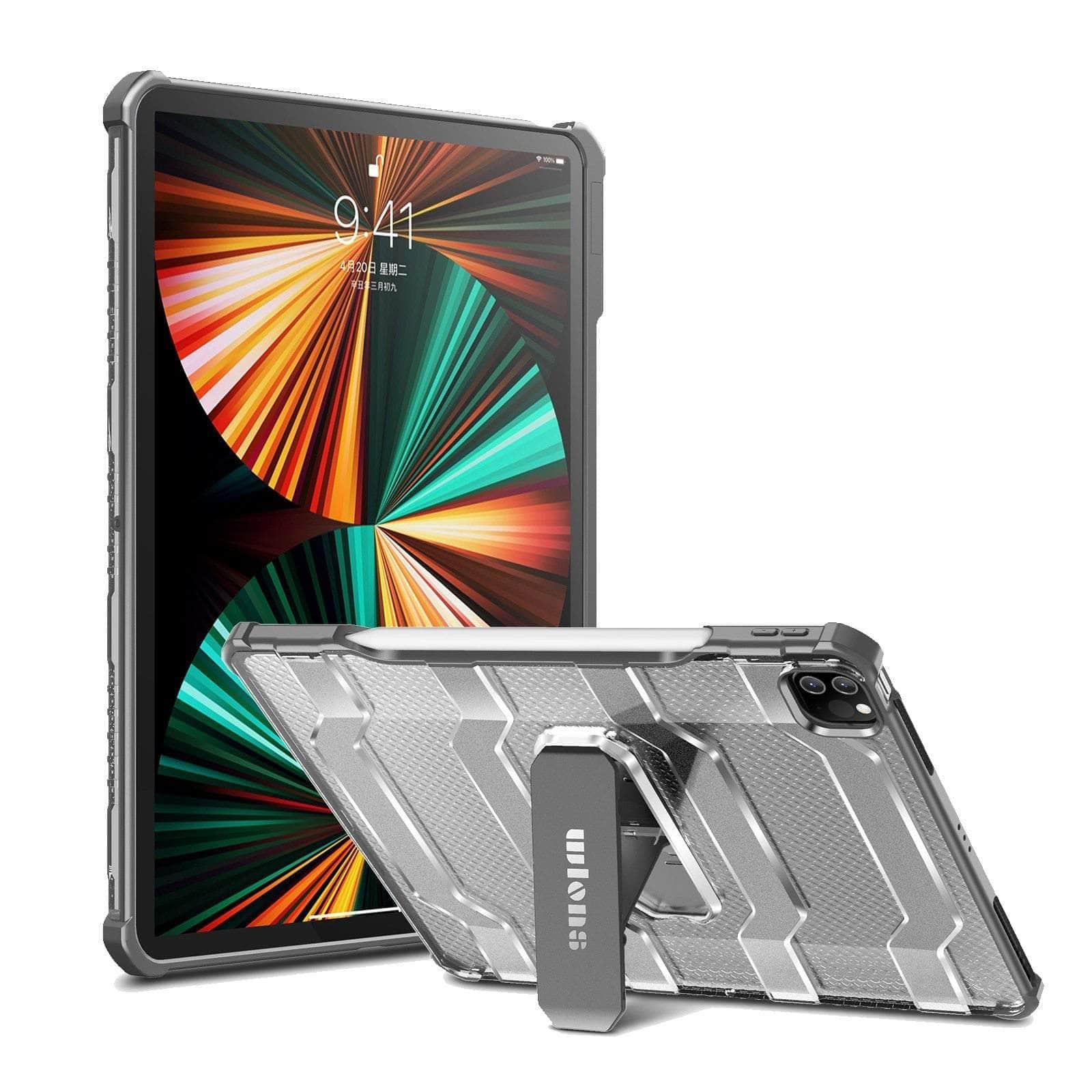 2021 iPad Pro 12.9 Inch Shockproof Protective Case with Kickstand - Perfect for Work, Travel & Home Use