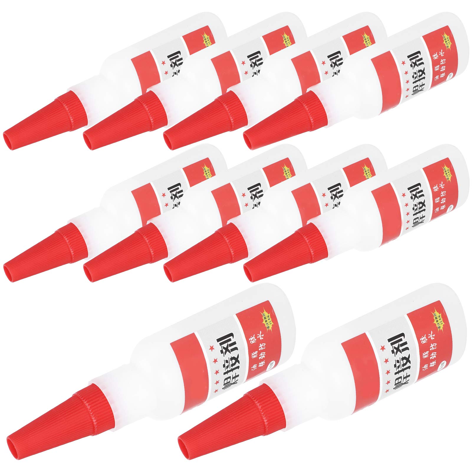 Super Strong Fabric Glue - Instant Adhesive for Clothes, Shoes & Crafts (10 Pack) | Quick-Drying, Washable & Non-Toxic | Perfect for DIY Repairs, Costume Making & Scrapbooking