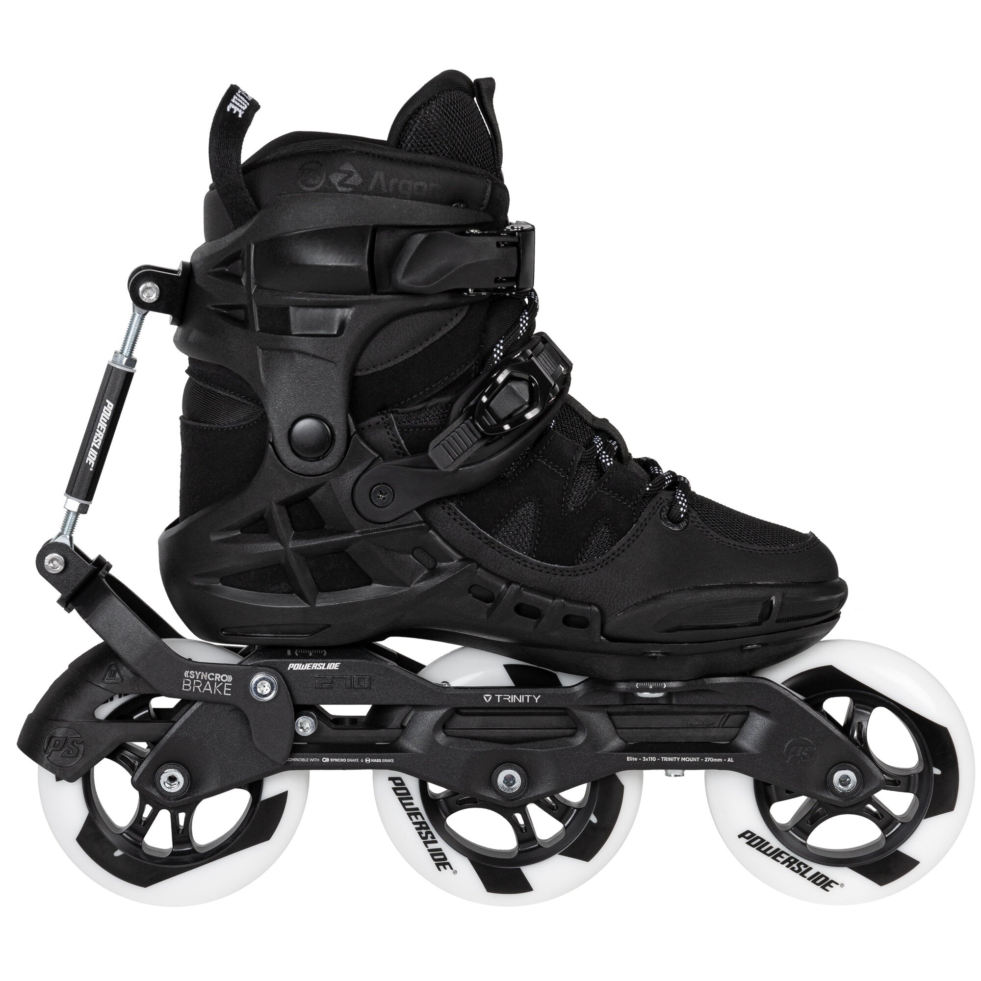 Phuzion Argon Syncro Black 110 - Premium Cycling Shoes for Road & Mountain Biking | Lightweight & Durable Performance Footwear for Men & Women | Ideal for Training, Racing & Outdoor Adventures