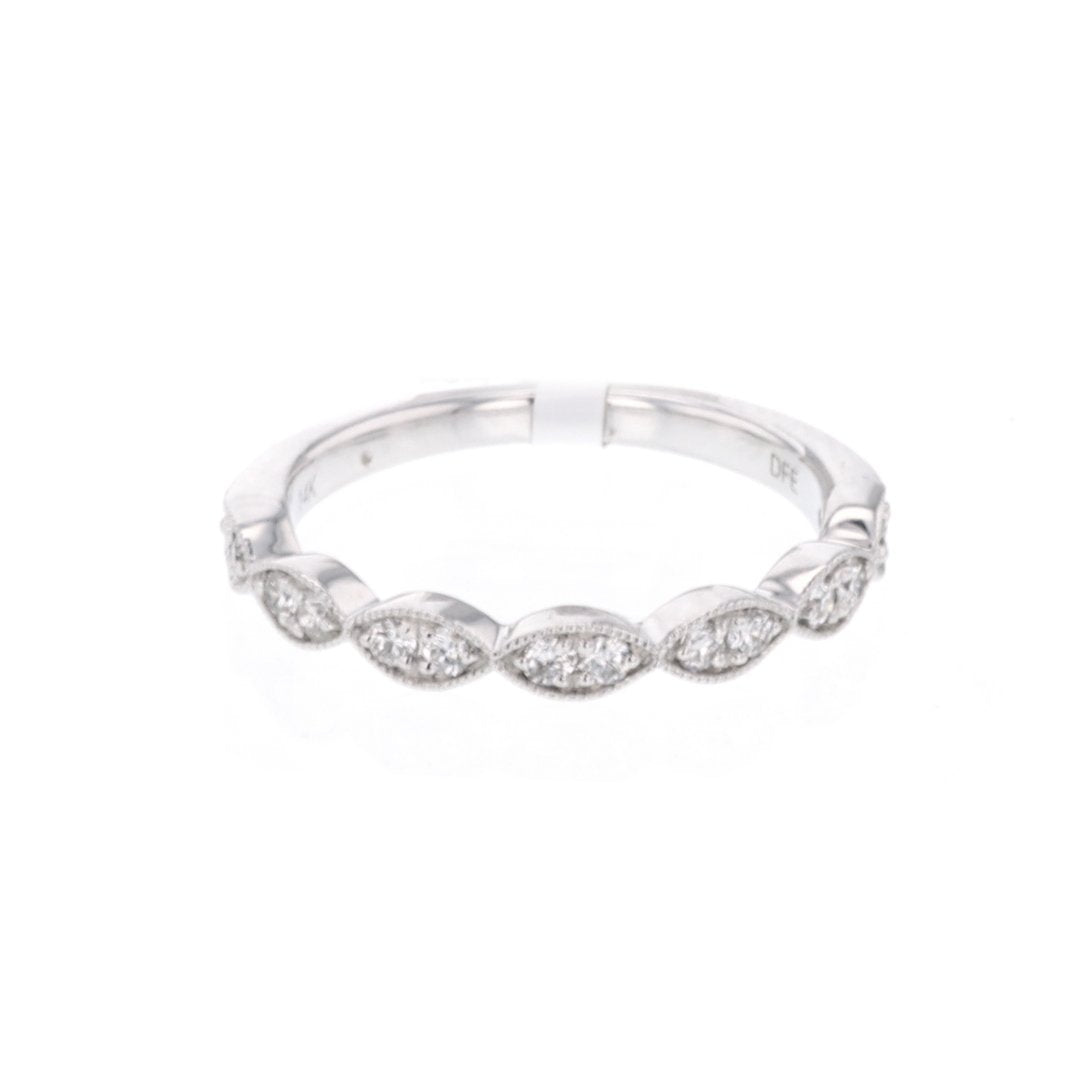 0.25 Carat Diamond Band Ring for Women - Elegant Stackable Wedding & Anniversary Jewelry Gift - Perfect for Everyday Wear & Special Occasions