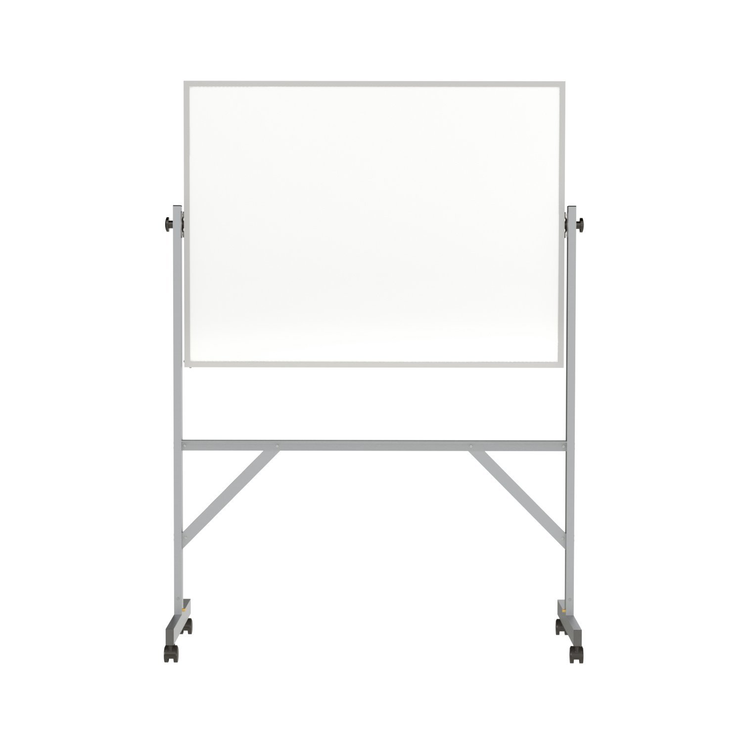 Ghent 3' x 4' Aluminum Frame Reversible Non-Magnetic Whiteboard with 4 Markers & Eraser - Perfect for Office, Classroom, and Home Use
