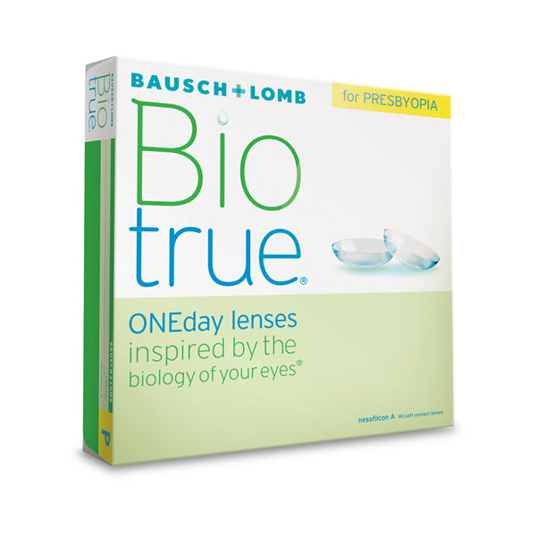 Biotrue ONEday Multifocal Daily Disposable Contact Lenses (90 Pack) - Perfect for Active Lifestyles & Computer Use