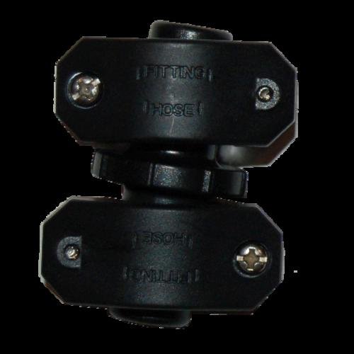 3/4 Inch Plastic Non-Threaded Hose Mender - Quick Connect Coupler for Garden, Lawn & Irrigation Systems - Perfect for Repairing Leaks in Water Hoses