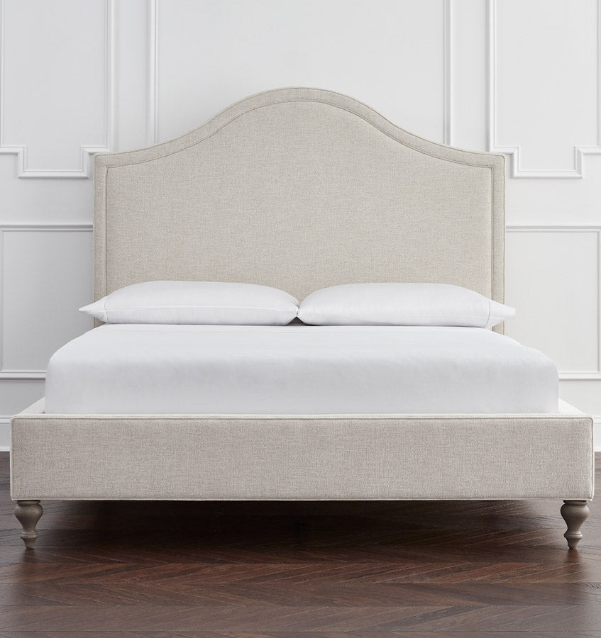 Charlotte Upholstered Bed - Queen Size Upholstered Platform Bed Frame with Button Tufted Headboard, Modern Bedroom Furniture for Home Decor (Use in Master Bedroom, Guest Room, Apartment)