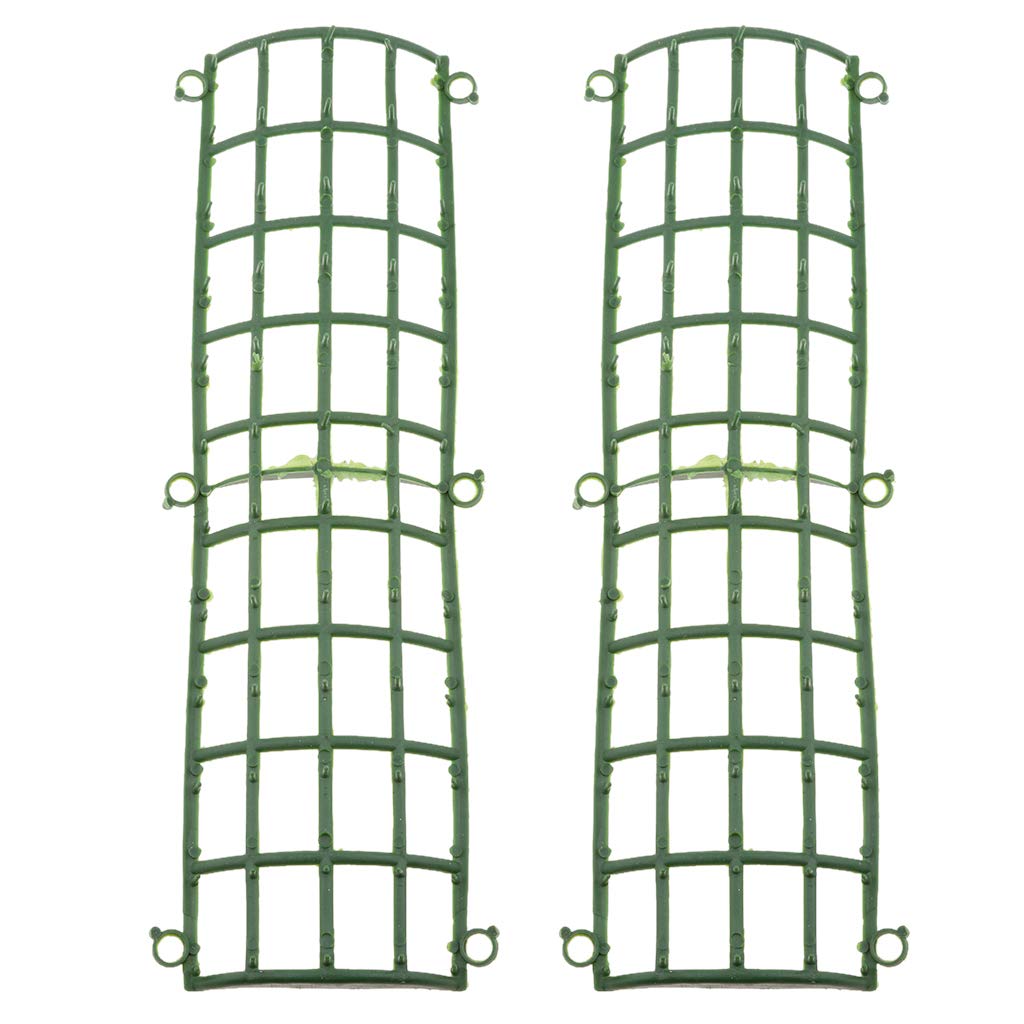 Fityle 2X Wedding Flower Panels - DIY Backdrop Holder 17.3x5.5