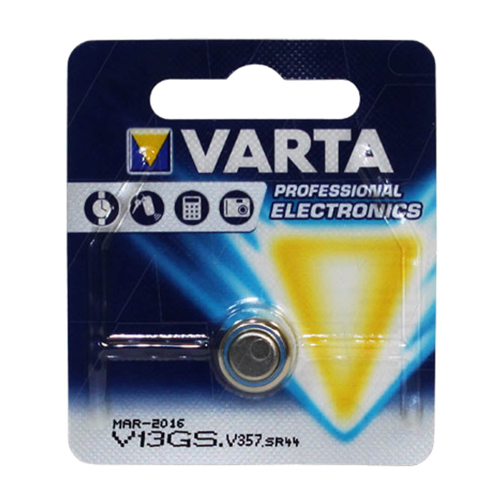 1.55V 180mAh Silver Oxide Watch Battery (SR44W) - Replacement for Watches, Calculators & Medical Devices - Long-Lasting Power Supply