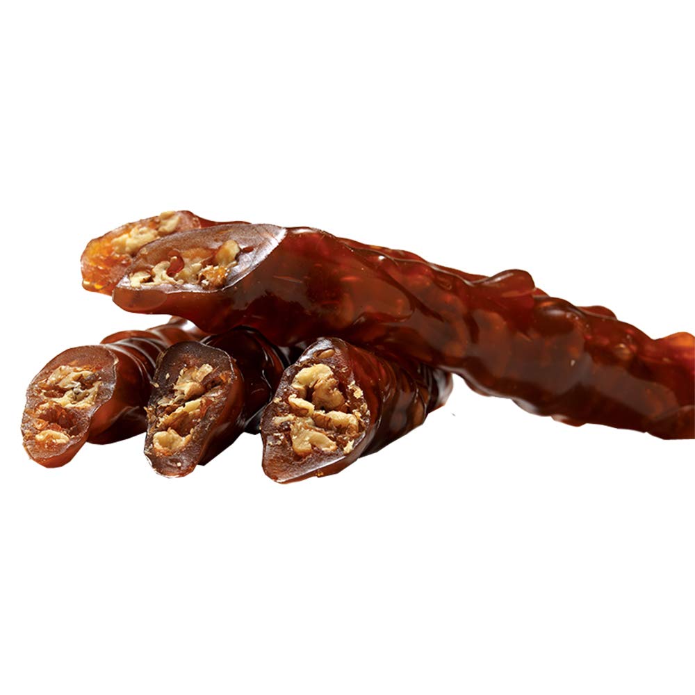 Premium Turkish Delight Candy - Authentic Georgian Churchkhela with Walnuts (400g) | Vegan Gourmet Snack | Assorted Caramel Gift Box | Perfect for Holidays, Parties & International Food Lovers