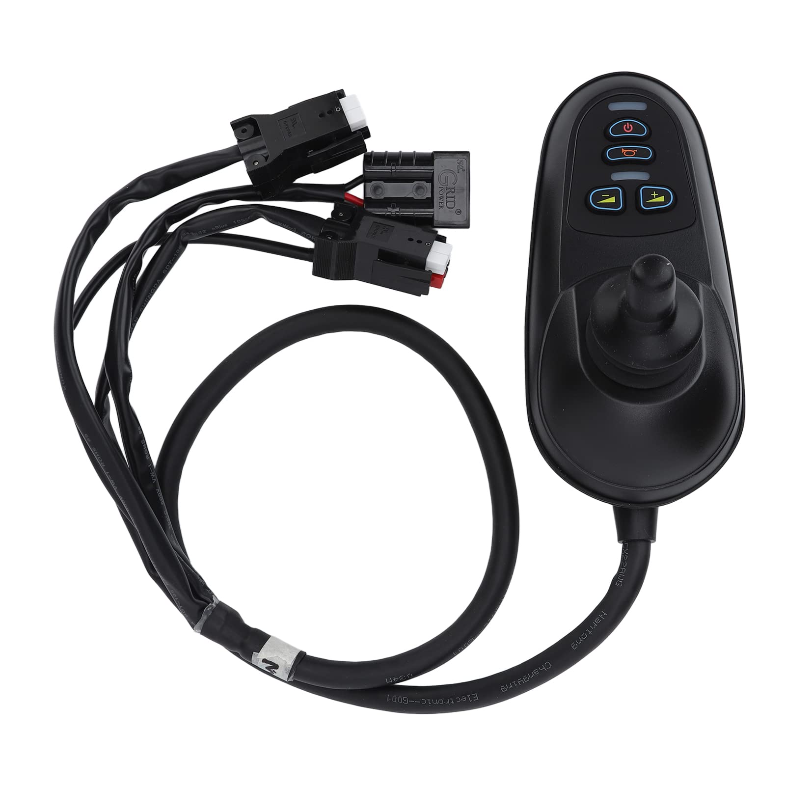 Electric Wheelchair Joystick Controller with EABS Parking & Anti-Collision - Fast Heat Dissipation for Safe Mobility | Ideal for Home Use, Outdoor Travel & Hospital Transport