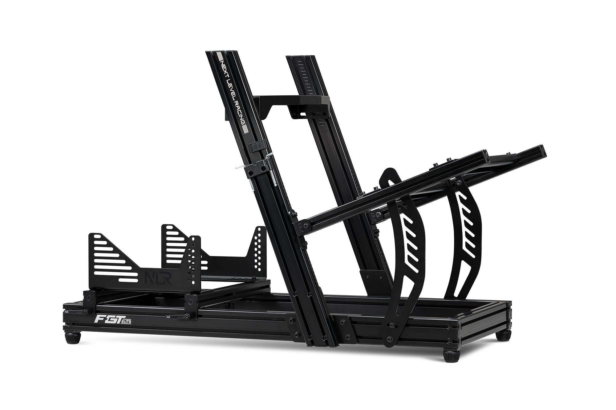 Next Level Racing F-GT Elite Lite Wheel Plate Edition - Adjustable Racing Simulator Cockpit for PC, PS5, Xbox | Perfect for Home Gaming & Professional Esports Training