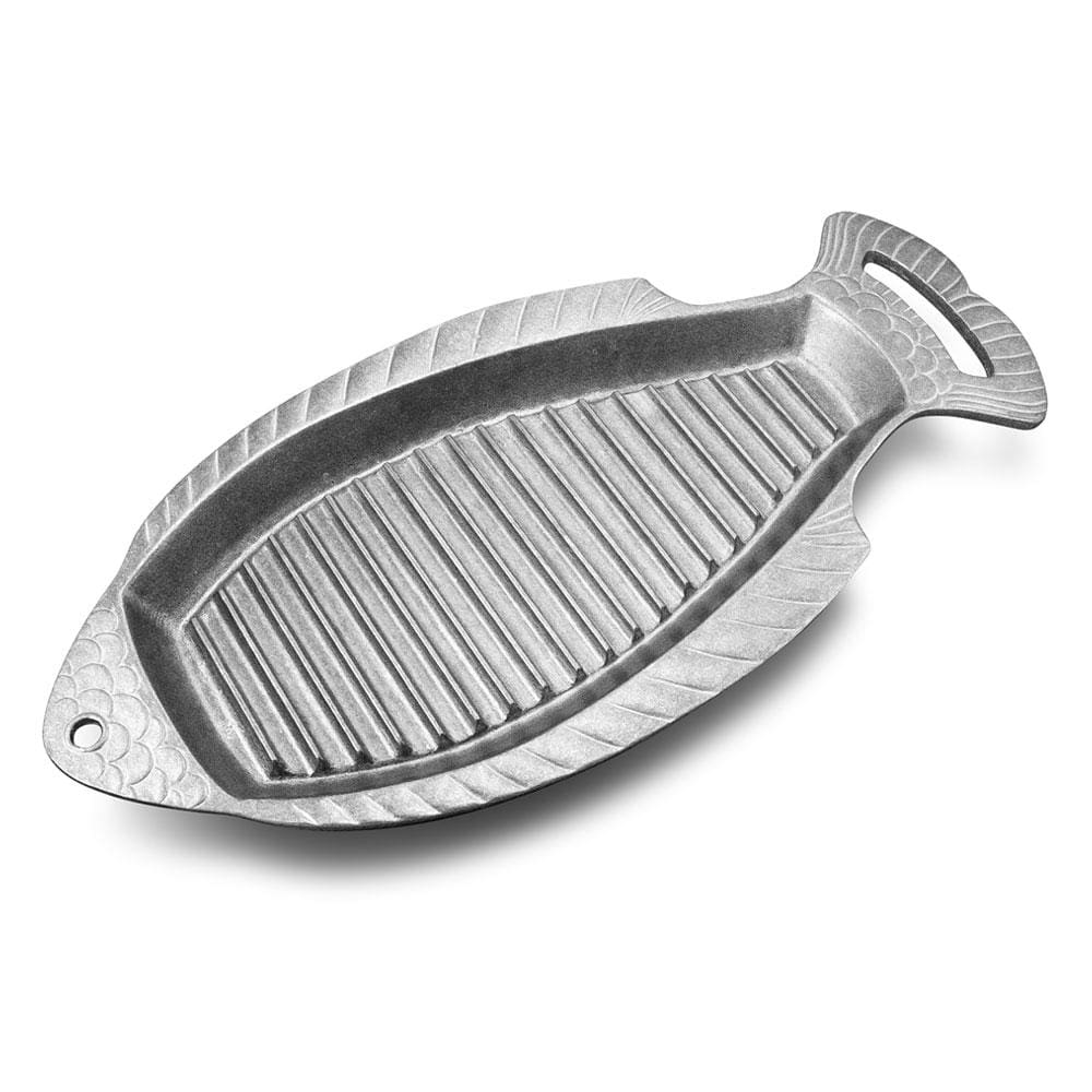 Premium Stainless Steel Fish Griller - BBQ Grill Basket for Salmon, Shrimp & Vegetables - Perfect for Outdoor Cooking, Camping & Backyard BBQs