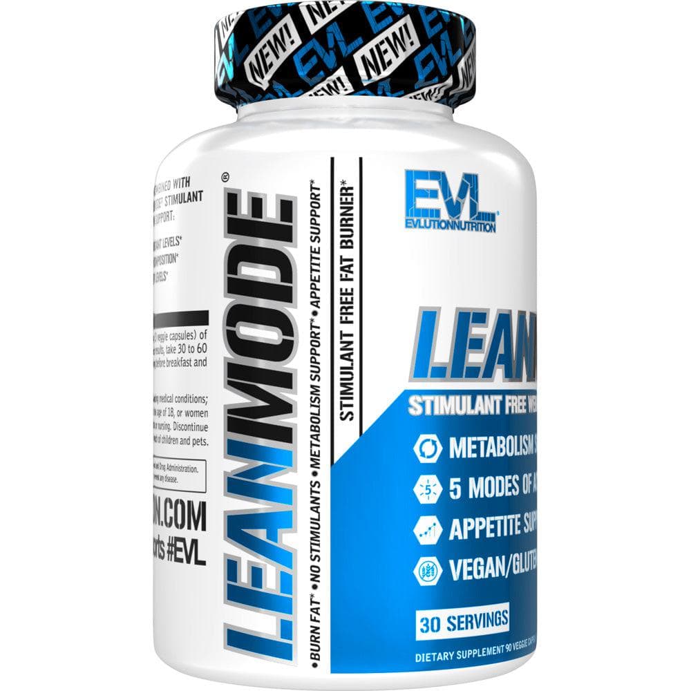 EVLution Nutrition LeanMode Fat Burner & Weight Loss Capsules - 90 Count (30 Servings) for Metabolism Boost & Energy Support - Perfect for Fitness & Diet Goals