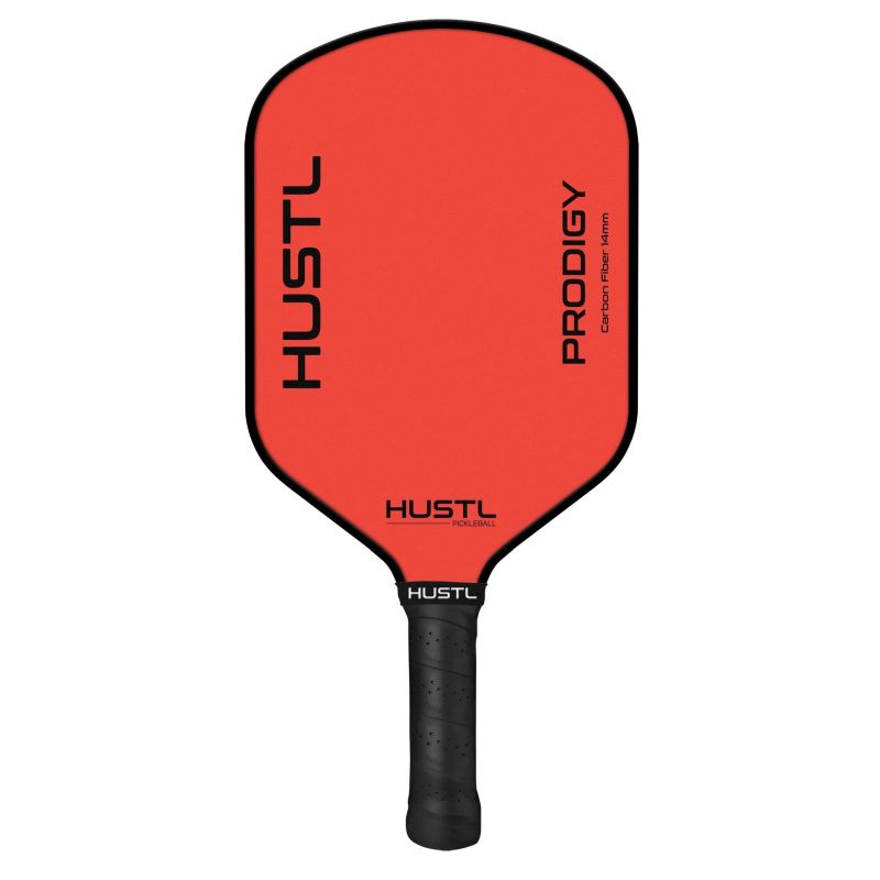 HUSTL Prodigy Raw Carbon 14mm Pickleball Paddle - Lightweight & Durable for Competitive Play - Perfect for Indoor & Outdoor Pickleball Games
