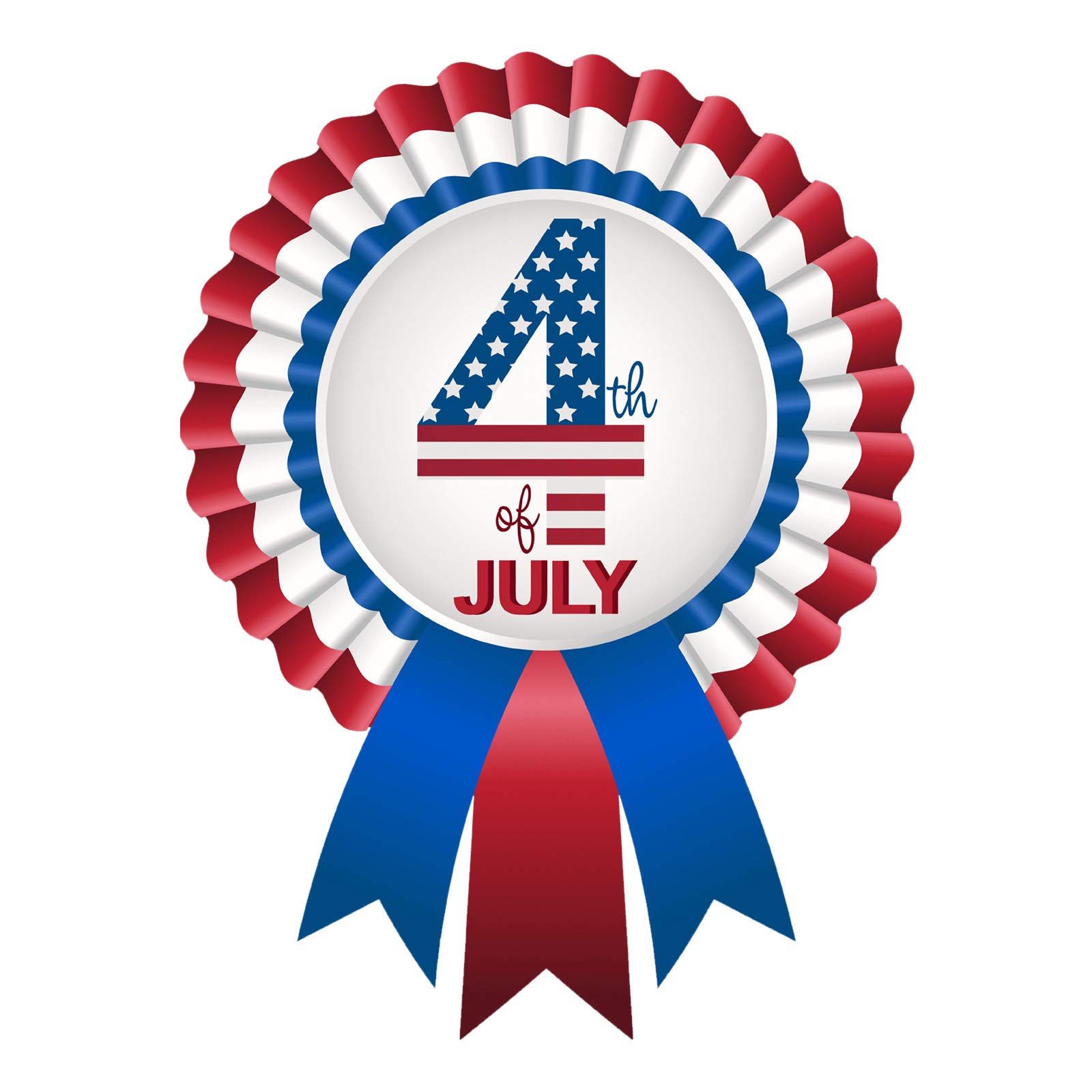 2-Pack Patriotic Independence Day Stickers - USA Flag Themed 4th of July Wall Decals for Home, Office & Windows - Durable PVC Party Decorations for Independence Day Celebrations, BBQs & Patriotic Events