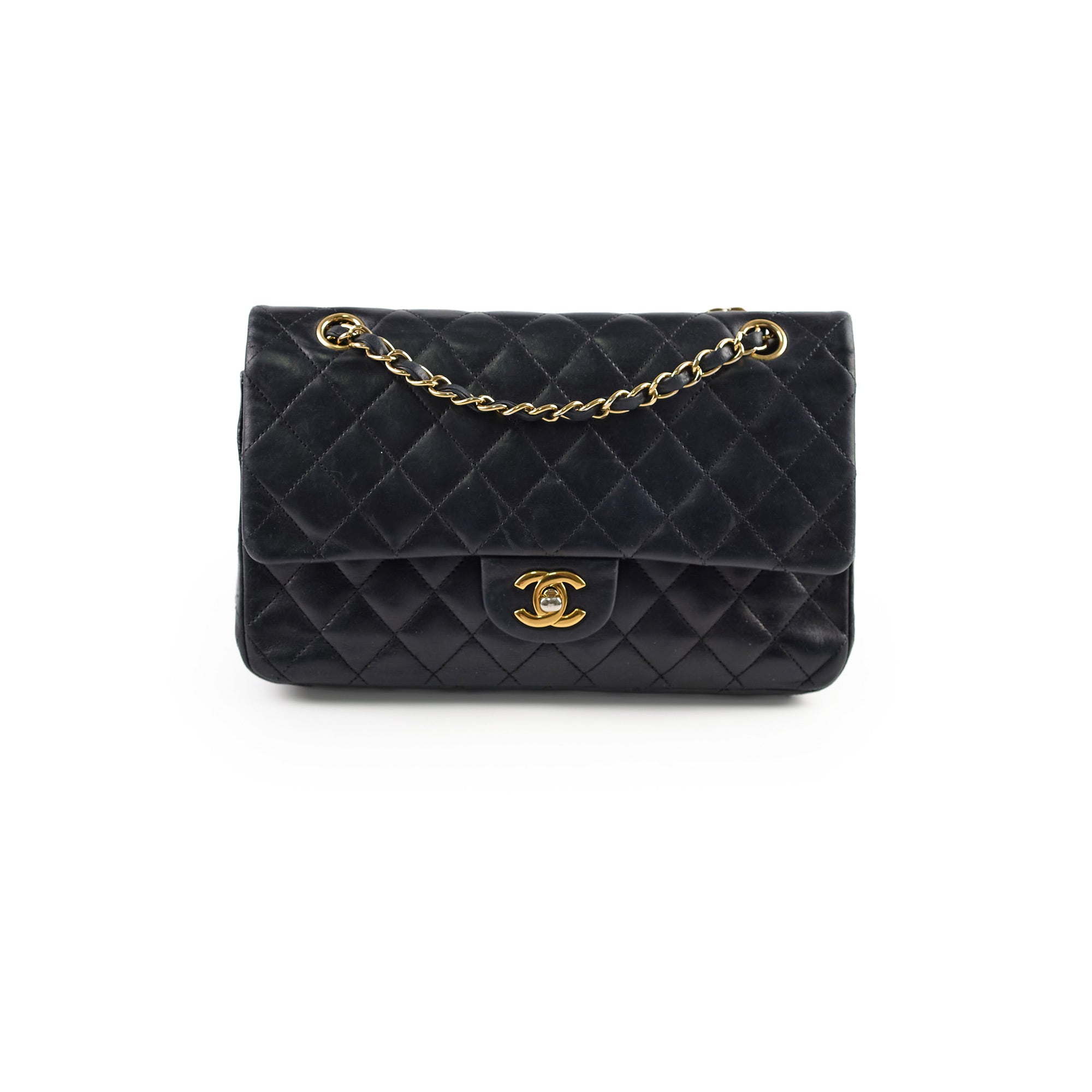 Chanel Medium/Large Double Classic Flap Bag in Black | Luxury Designer Handbag for Women | Perfect for Work, Evening Events & Everyday Use