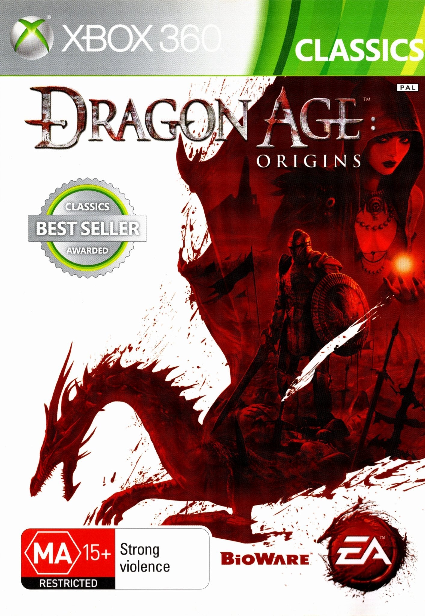 Dragon Age: Origins - Xbox 360 Game (PAL Version) | Epic Fantasy RPG Adventure for Action-Packed Gaming Nights