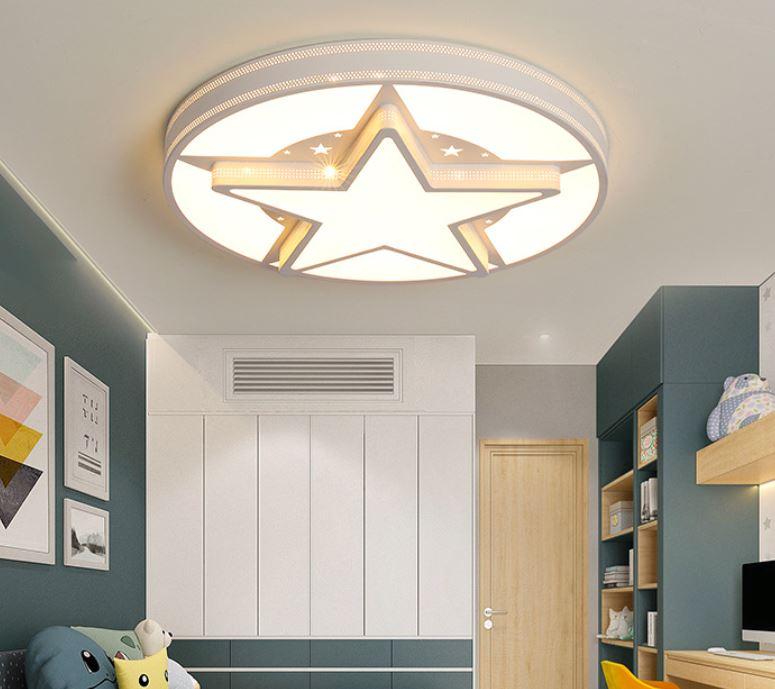 Acrylic Star Ceiling Light - Modern LED Night Light for Living Room & Bedroom - Perfect for Nursery, Kids Room & Romantic Bedroom Decor