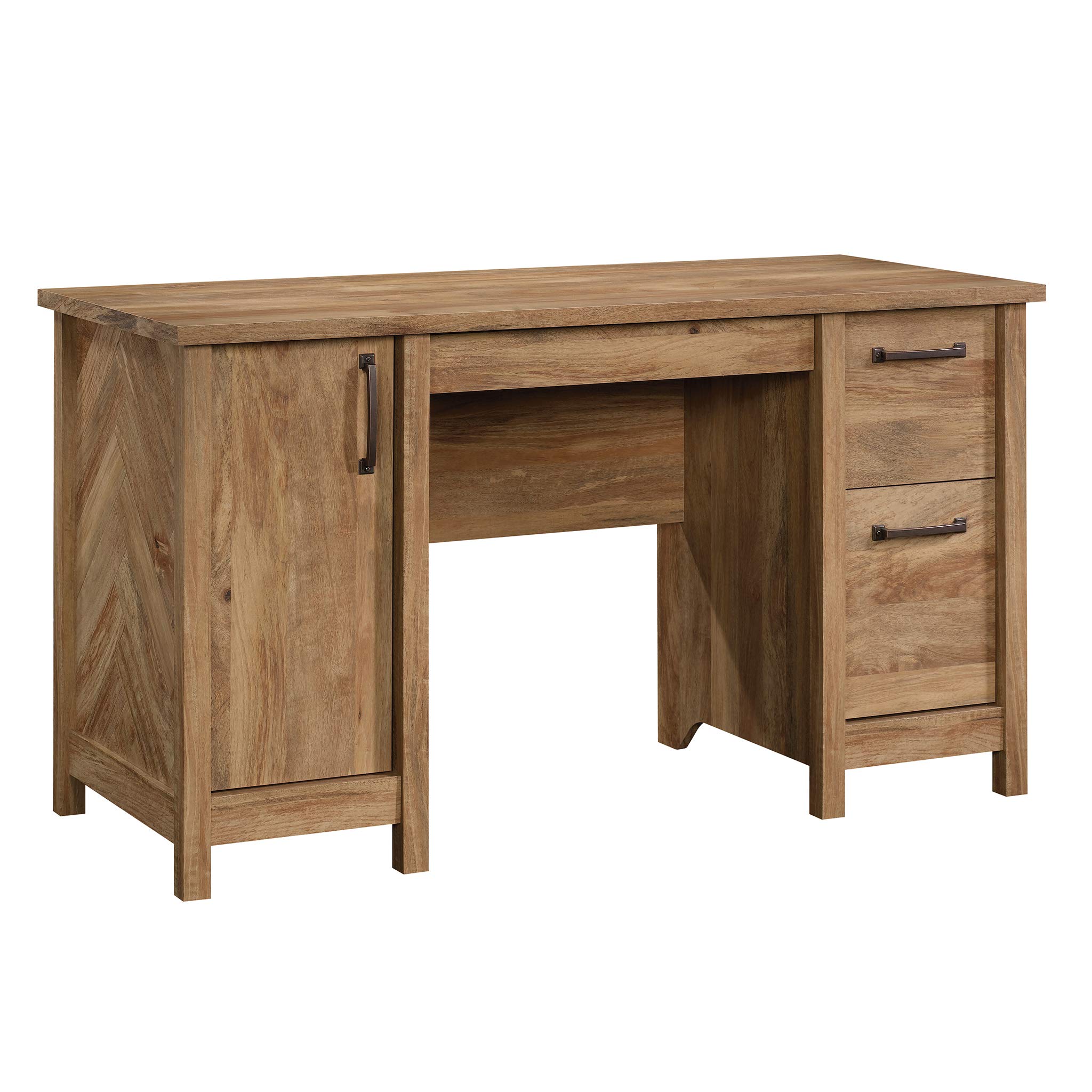 Sauder Cannery Bridge Computer Desk - Sindoori Mango Finish Home Office Desk for Small Spaces | Compact Writing Workstation for Study, Work from Home & Gaming