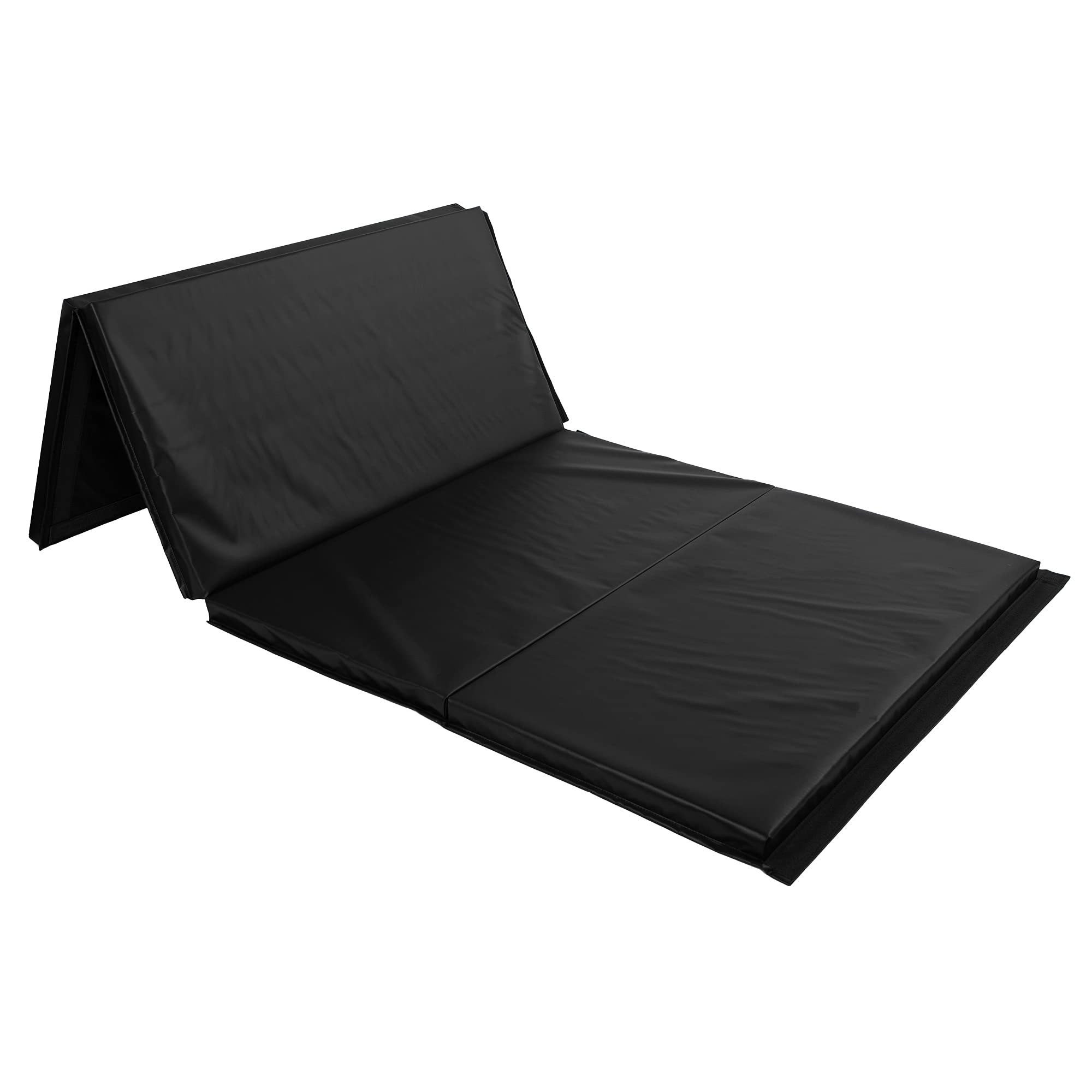 IncStores 2 Inch Thick Eco-Friendly Fitness Mat | Foldable Vinyl-Covered Foam Exercise Mat for Tumbling, Cheerleading, Dance, Yoga, Stretching & Jumping | Perfect for Home Gym, Studio Workouts & Kids Play Area