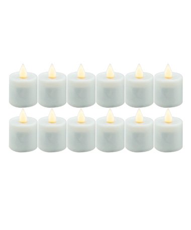 Hollowick Smart Candle - Rechargeable Flameless LED Candles (2 Inch, Warm White, 12-Pack) - Perfect for Home Decor, Weddings & Romantic Ambiance