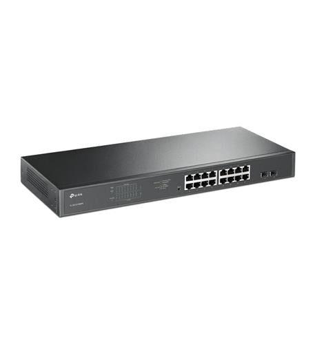 16 Port Gigabit Easy Smart PoE+ Switch with 150W Budget - Ideal for Home Office, Small Business Network & IP Camera Setup