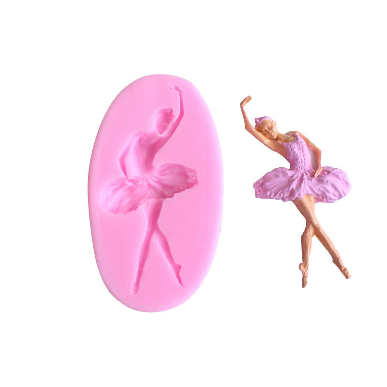 Premium Silicone Fondant Molds for Cake Decorating - Ballet Girl Chocolate Molds Set for DIY Baking, Candy Making & Fudge Creation | Perfect for Birthday Cakes, Wedding Desserts & Holiday Treats