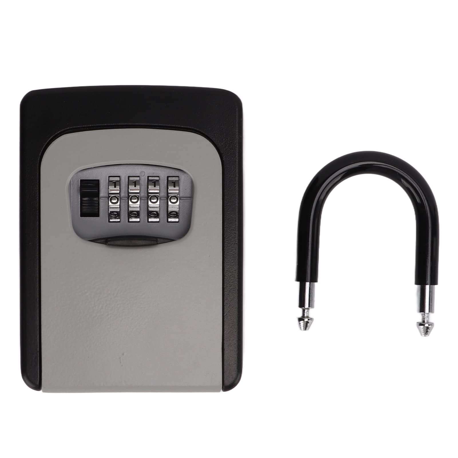 Key Lock Box - Secure Wall Mount Key Storage Safe with Large Capacity & Combination Code - Ideal for Home, Office, Cabinet & Warehouse Security