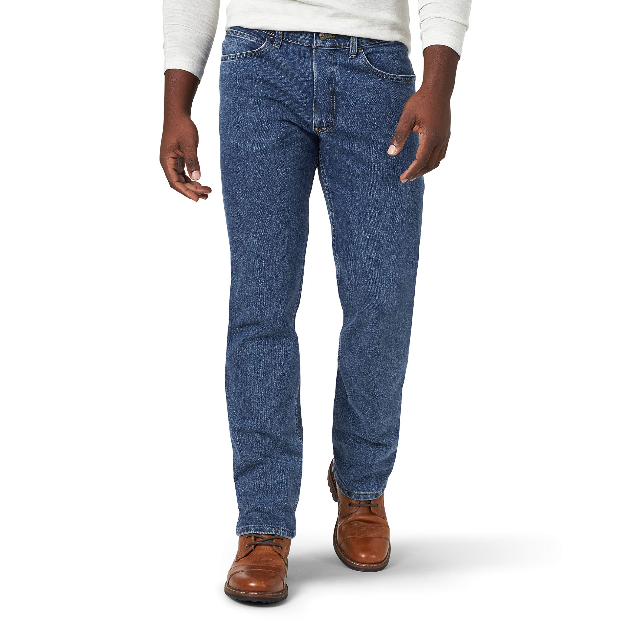 Lee Riders Indigo Men's Big & Tall Regular Fit Jeans - Comfortable Denim Pants for Casual Wear & Everyday Use