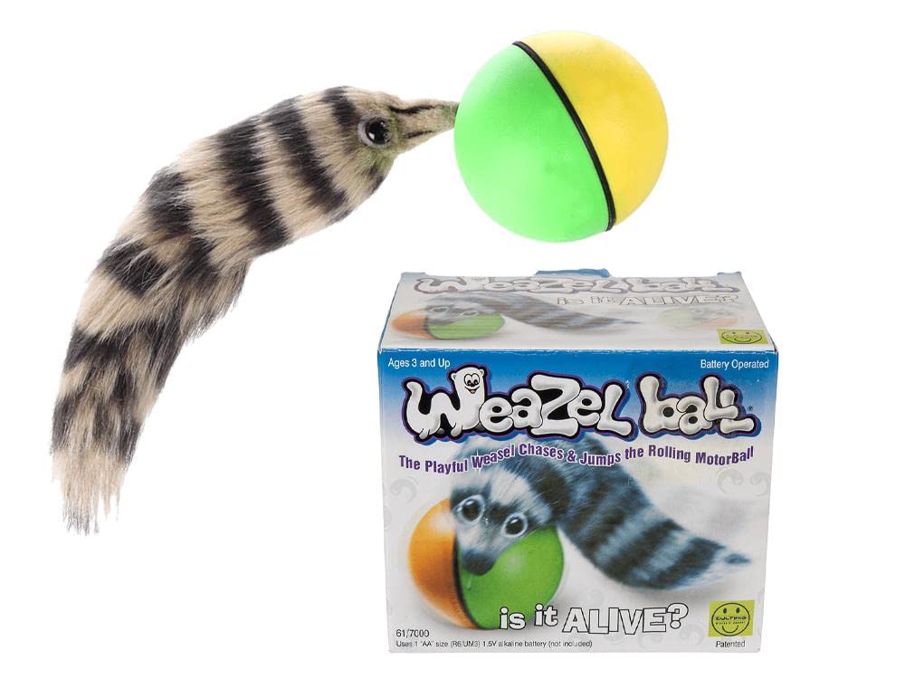 Original Weasel Ball - Interactive Motion Toy for Kids & Pets - Fun Rolling & Bouncing Action for Indoor Play & Entertainment