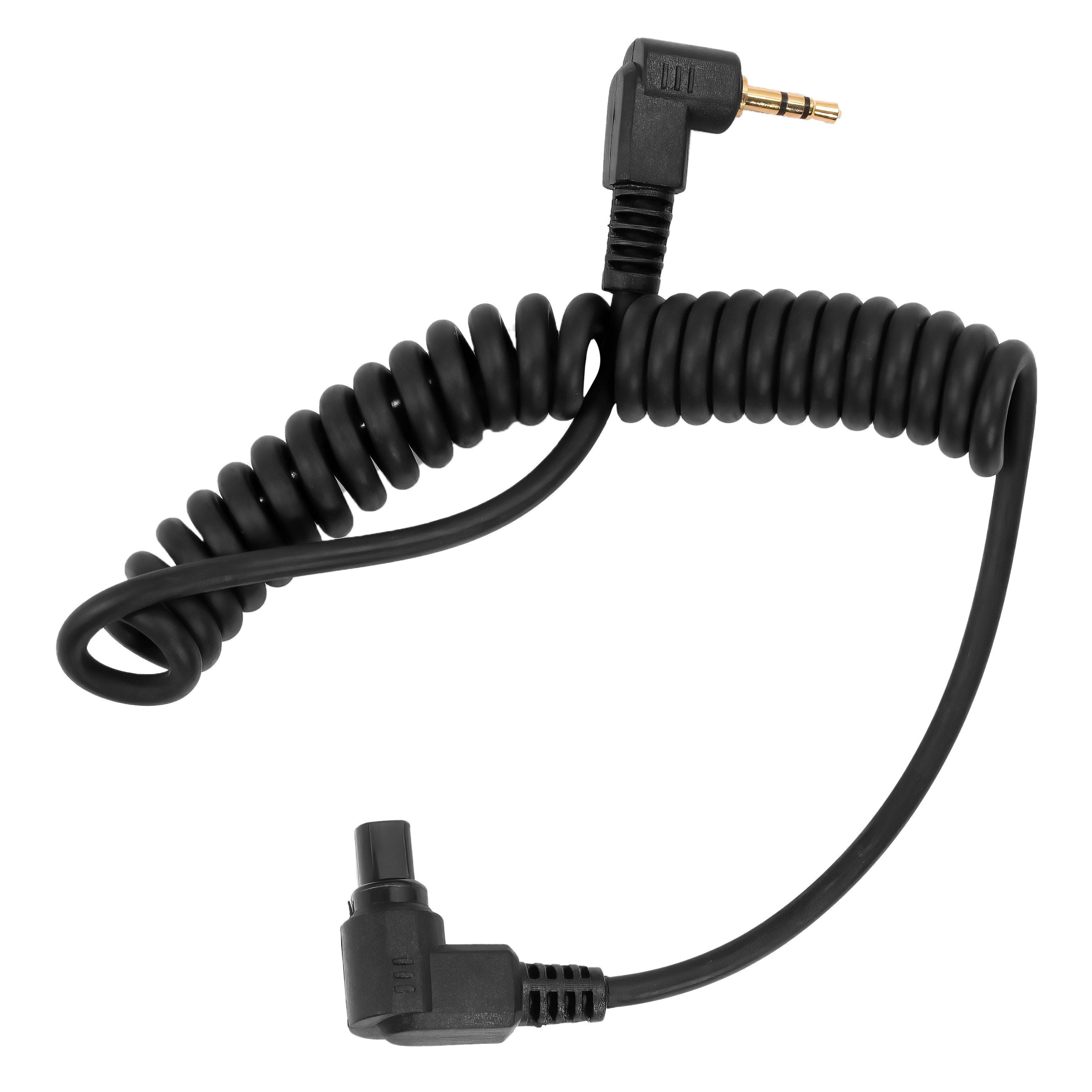 Kondor Blue 2.5mm to N3 Canon Remote Shutter Release Cable - Compatible with Canon DSLR Cameras for Time-Lapse & Long Exposure Photography