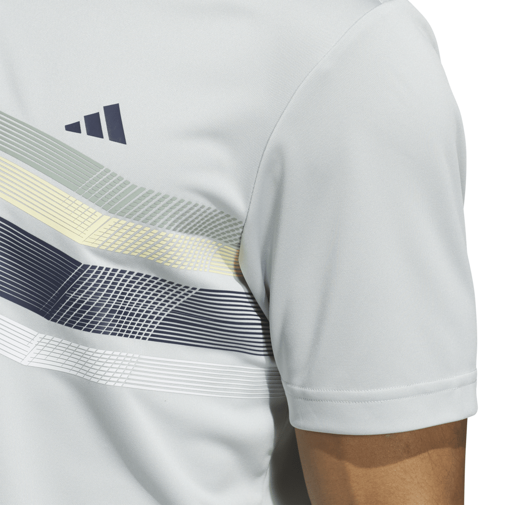**adidas Core Chest Stripe Men's Polo Shirt – Breathable & Stylish Golf & Casual Wear for Men**