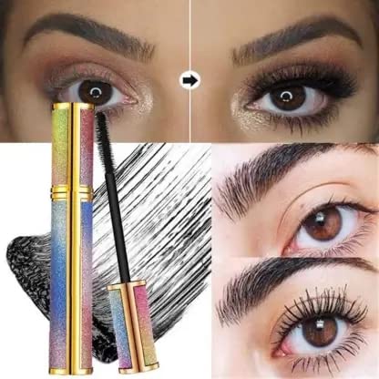 Waterproof & Long-Lasting Glitter Mascara - Volumizing & Lengthening for Dramatic Lashes - Perfect for Parties, Weddings & Special Occasions