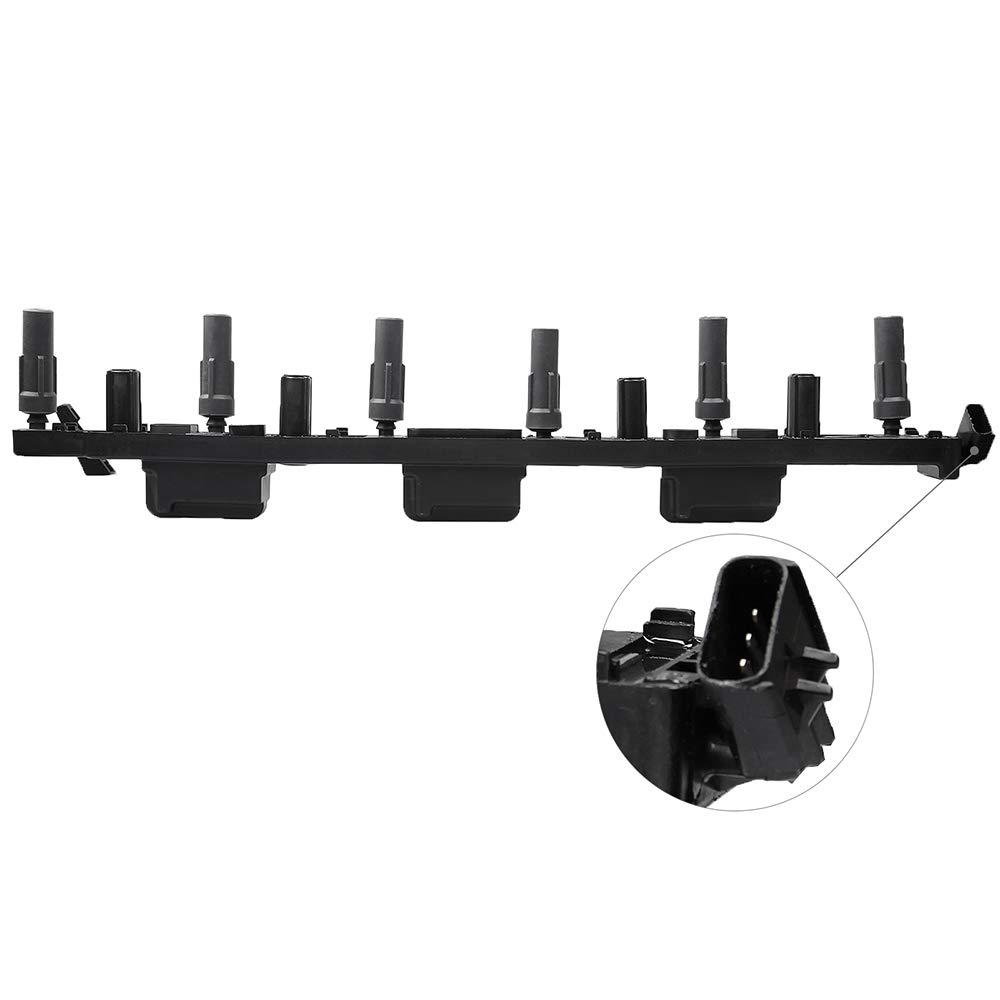 ROADFAR 1-Pack Ignition Coil Replacement for Jeep Cherokee/Grand Cherokee/Wrangler 2000-2006 - Compatible with OE UF296 - Perfect for Engine Performance & DIY Auto Repair