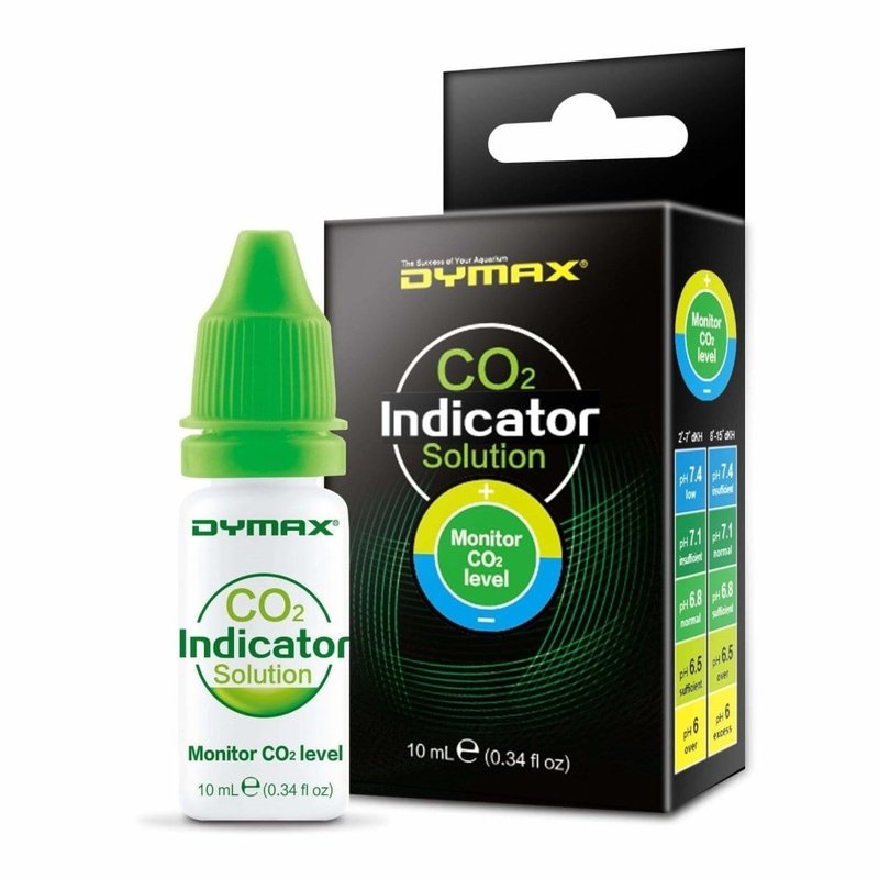 Dymax CO2 Indicator Solution 10ml - Aquarium CO2 Level Tester for Planted Tanks & Hydroponics | Monitor Carbon Dioxide in Fish Tanks & Aquatic Ecosystems