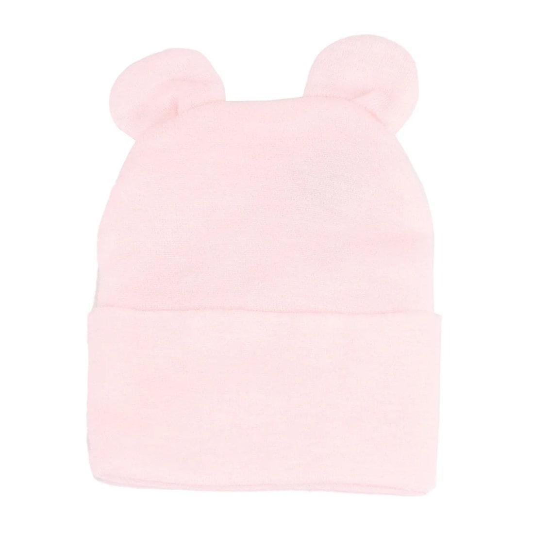Adorable Newborn Baby Hat with Ears - Soft & Cozy White Infant Beanie for Newborns & Toddlers | Perfect for Photography, Hospital, and Winter Outfits