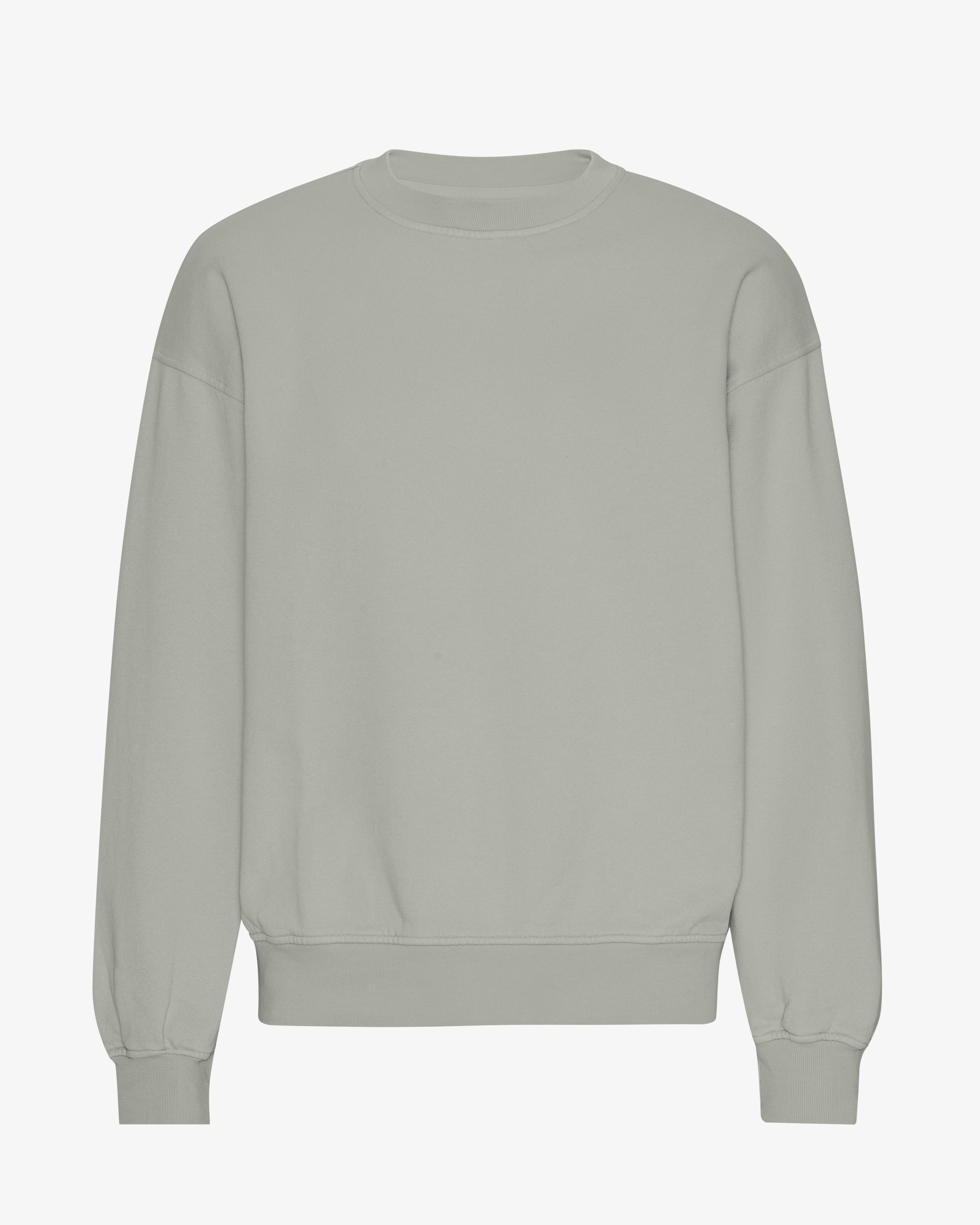 Organic Oversized Crewneck Sweatshirt for Women - Soft & Comfortable Steel Blue Pullover - Perfect for Casual Wear, Lounge & Street Style
