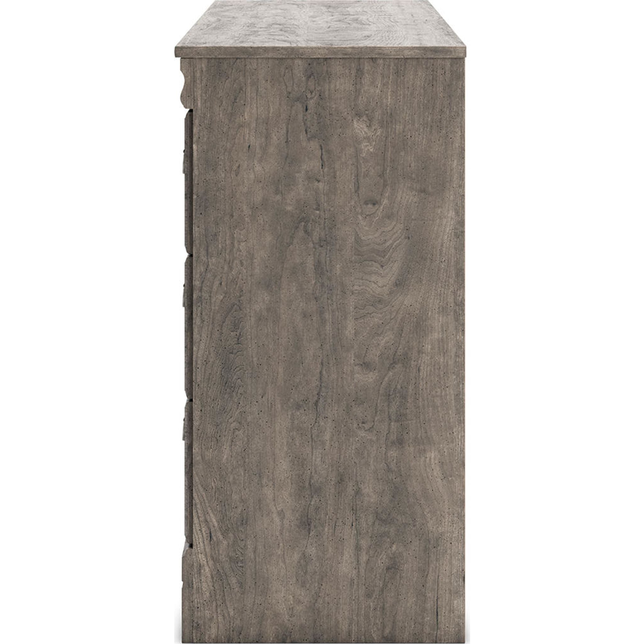 Bayzor 5-Piece Full Sleigh Bedroom Set in Gray - Modern Bed Frame, Nightstand & Dresser for Cozy Master Bedroom Decor