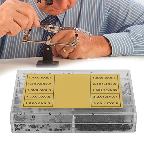 Premium Watch Rubber O-Rings & Crown Seals - Waterproof Watch Repair Kit for Watchmakers - Replacement Gaskets for Watch Back Covers & Head Seals (Ideal for Watch Repair, Maintenance & Waterproofing)