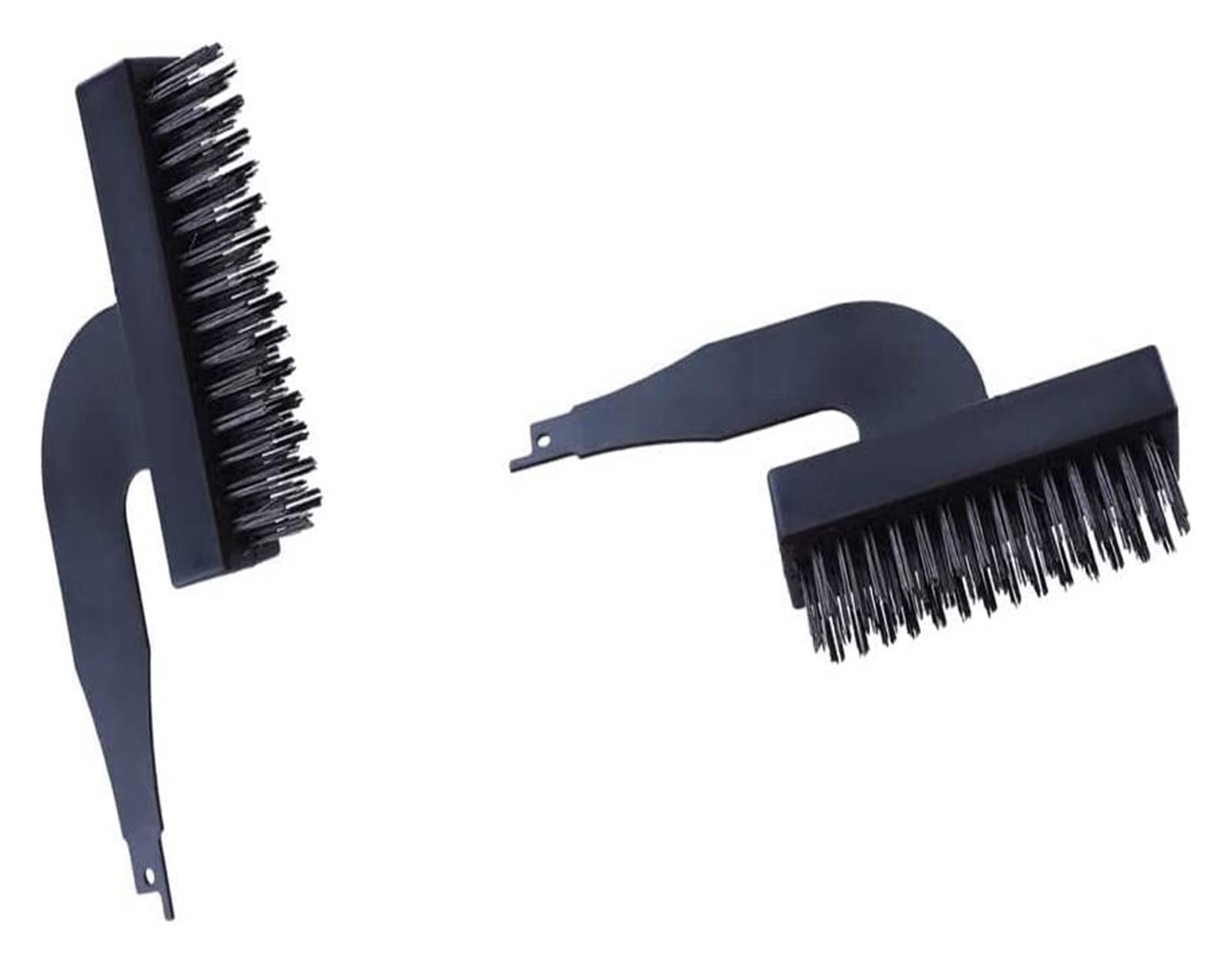 2Pcs Reciprocating Saw Brush Attachment - Electric Cleaning Shovel & Wire Brush Kit for Wood, Metal & Tile - Perfect for DIY Home Renovation, Rust Removal & Surface Preparation