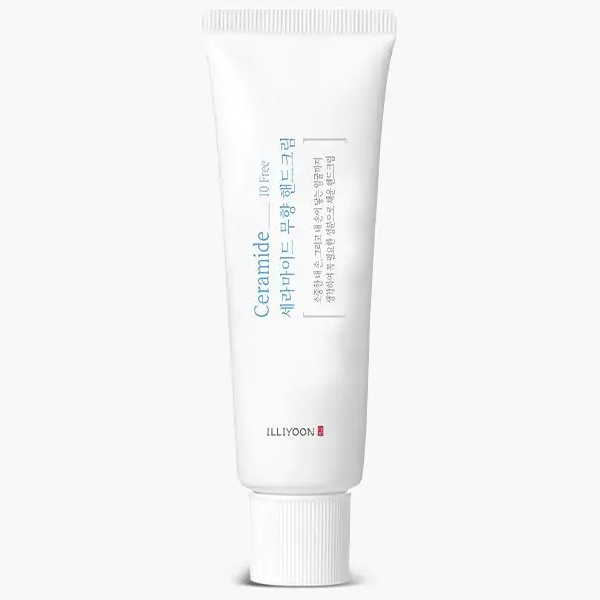 ILLIYOON Ceramide Unscented Hand Cream for Dry Skin - Fragrance Free Moisturizing Hand Lotion with Ceramides - Perfect for Winter, Travel & Office Use