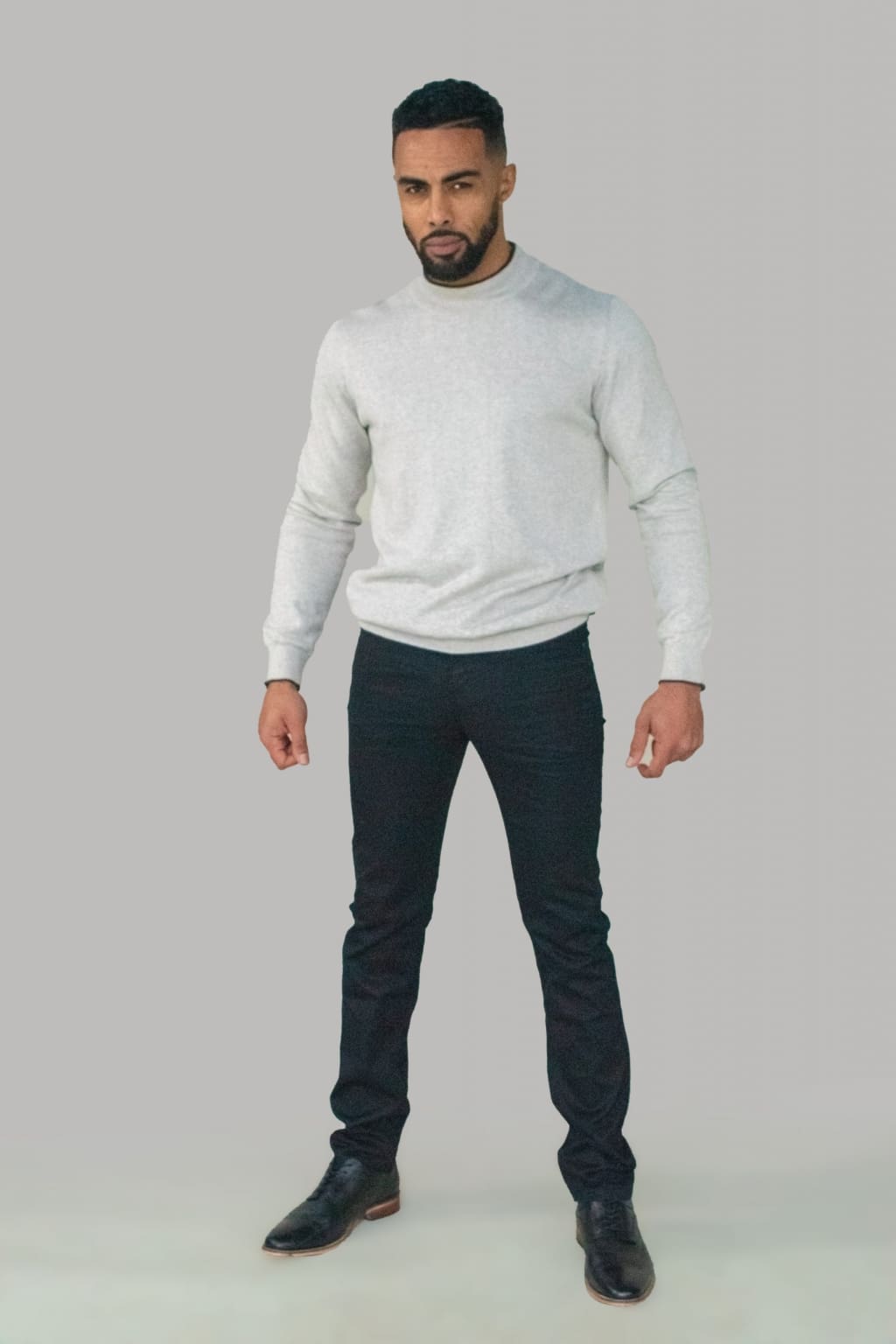 Cavani Brad Black Denim Jeans for Men - Slim Fit Stretch Comfortable Denim Pants - Perfect for Casual Wear, Office & Night Out