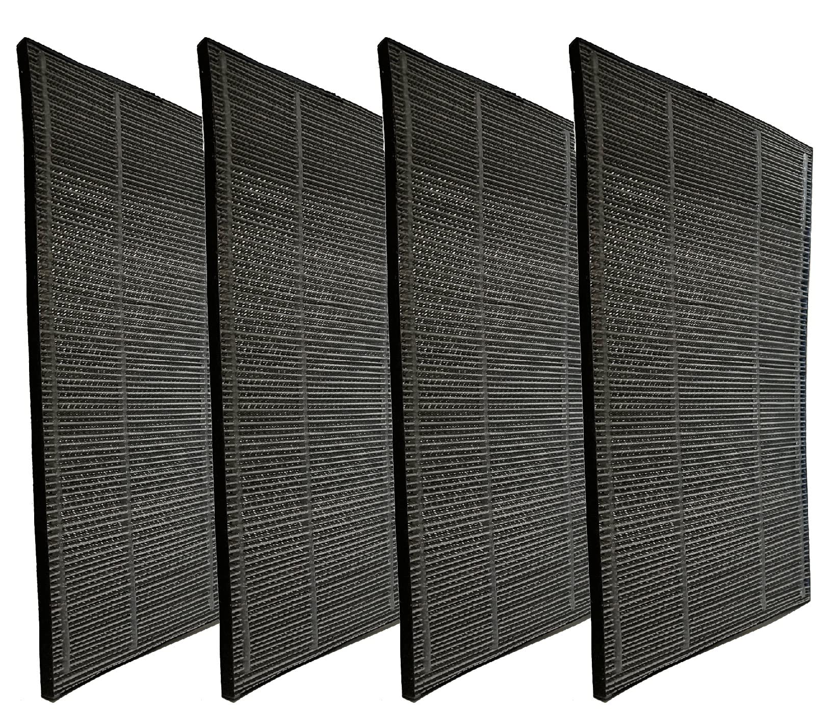 Nispira 4-Pack Activated Carbon Pre Filter Replacement for Sharp KC-850U & FZ-C100DFU Air Purifiers - Improves Air Quality for Allergies & Pet Owners