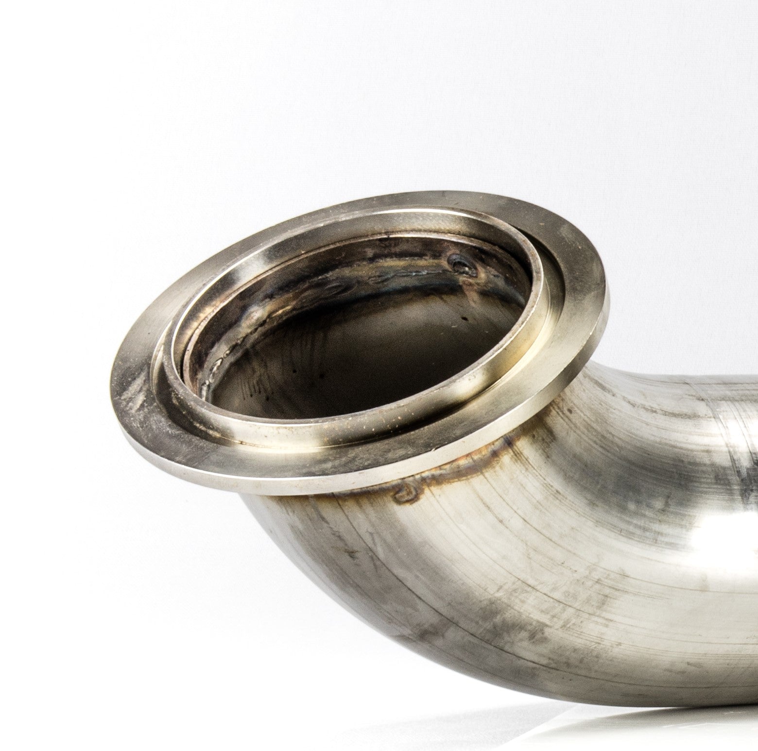 High-Quality Mild Steel S400 3 Weld-On CAC V-Band Flange with O-Ring Kit - Perfect for Turbocharger & Exhaust System Upgrades