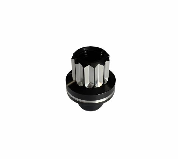 BPS Billet Shank Flat Aluminum Lug Nuts - High Strength Lightweight Wheel Nuts for Cars, Trucks & SUVs - Perfect for Off-Roading, Racing & Custom Wheel Installations