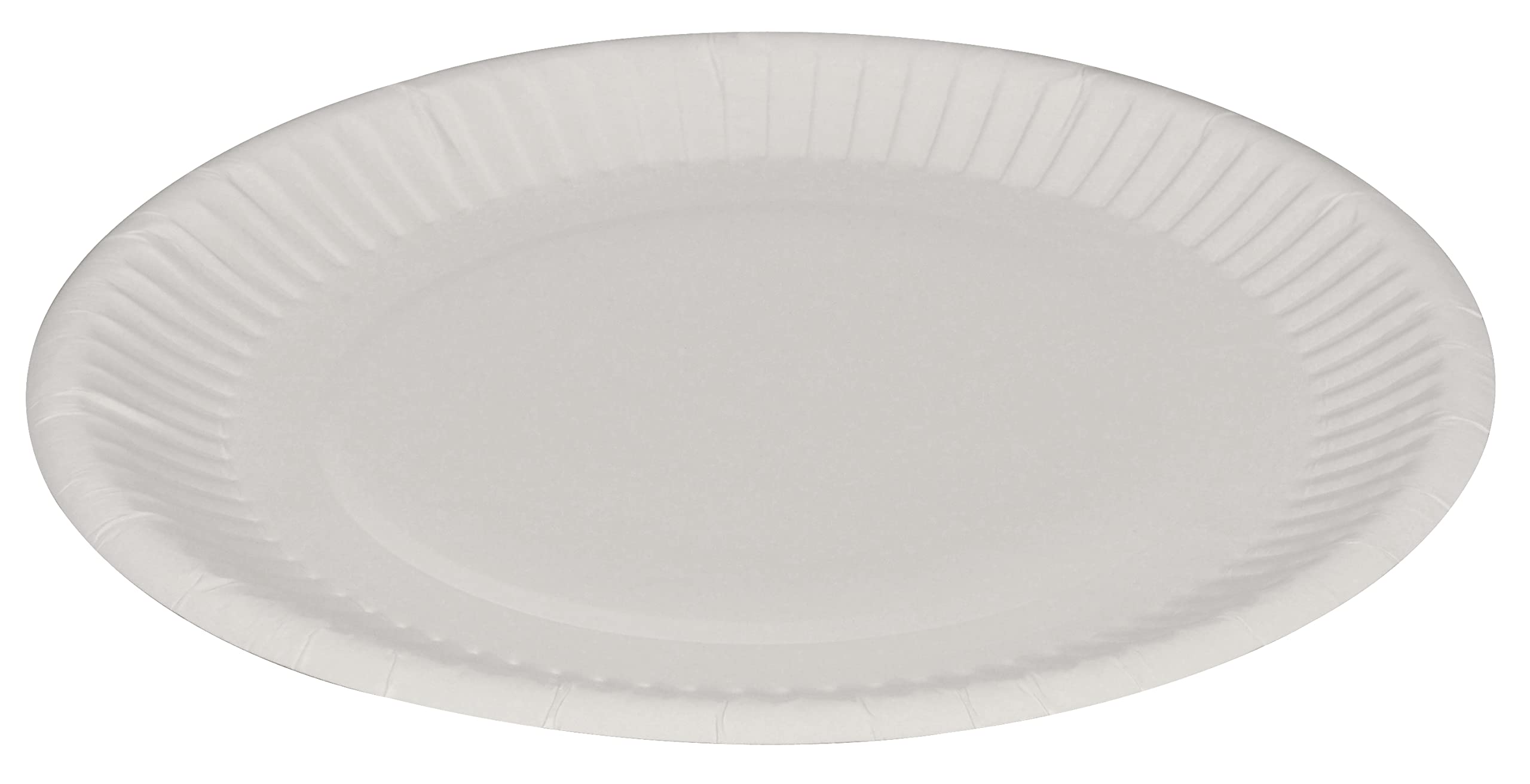 Abena 7 Inch Round Clay-Coated Paper Plates - 1000 Count, Biodegradable & Compostable Dinnerware for Parties, Picnics & Eco-Friendly Events