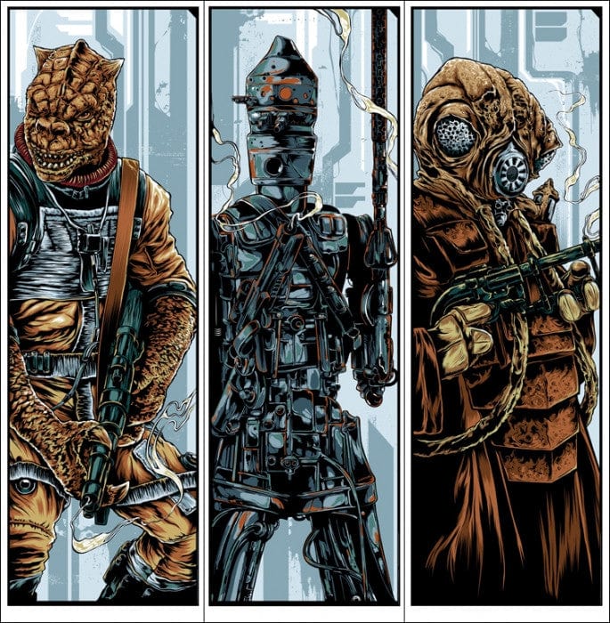 Bounty Hunters Action Figures - Wave 1 Collectible Set for Display & Play | Perfect for Star Wars Fans & Toy Collectors