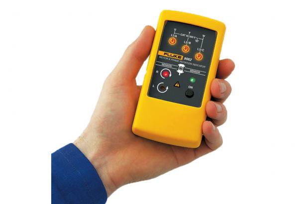 Fluke 9062 Non-Contact Phase Sequence Tester - Professional Electrical Testing Tool for HVAC, Motors & Industrial Equipment Maintenance